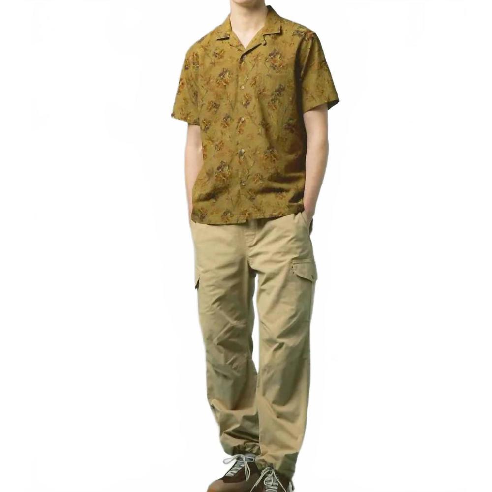 NEW KESTIN crammond cotton shirt in olive floral